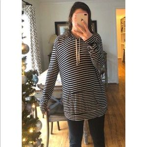Brandy Melville Stripped Hoodie